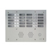 Plaque a.v alu 6mm 4r 20bp - URMET 7774/20