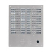 Plaque a.v alu 6mm 4r 44bp - URMET 7774/44