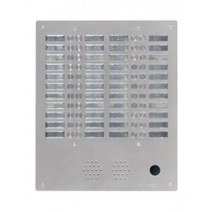 Plaque a.v alu 6mm 4r 44bp - URMET 7774/44