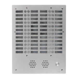 Plaque a.v alu 6mm 4r 48bp - URMET 7774/48