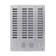 Plaque a.v alu 6mm 4r 52bp - URMET 7774/52