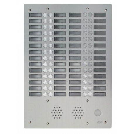 Plaque a.v alu 6mm 4r 56bp - URMET 7774/56