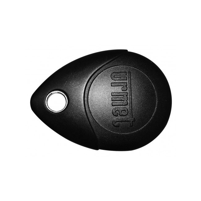 Clé de proximité résident noire avec oeillet métallique - URMET MEMOPROX