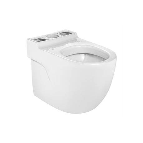Cuvette de WC au sol MERIDIAN en porcelaine Ronde et Blanche - ROCA A342248000