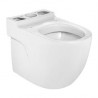 Cuvette de WC au sol MERIDIAN en porcelaine Ronde et Blanche - ROCA A342248000