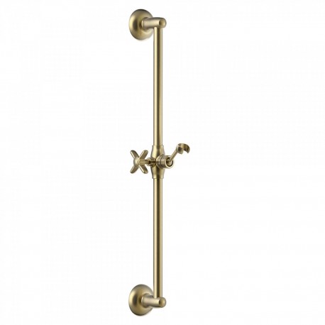 Barre coulissante Ø 20 mm et longeur 600 mm laiton vieilli - TRES 24273201LV