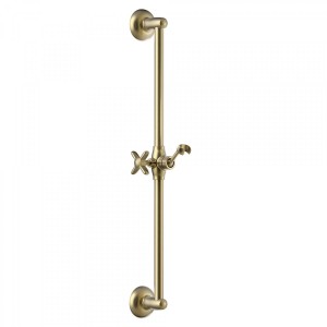 Barre coulissante Ø 20 mm et longeur 600 mm laiton vieilli - TRES 24273201LV