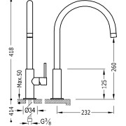 Mitigeur évier Blanc mat - TRES 06254201BM