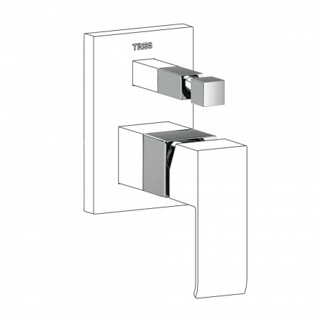 Adaptateur coudé baignoire/douche 2 unités avec silencieux - TRES 134870 -  Vita Habitat