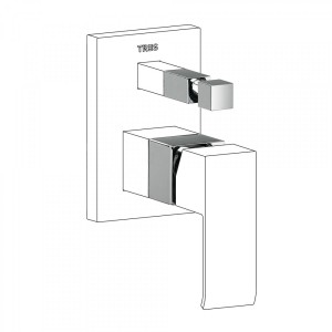 Rallonge pour mitigeur à encastrer baignoire‑douche  - TRES 10618010