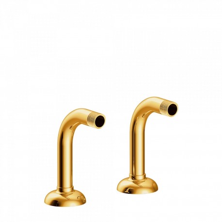 Colonnettes pour robinet de baignoire Or 24K - TRES 24287101OR
