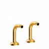 Colonnettes pour robinet de baignoire Or 24K - TRES 24287101OR