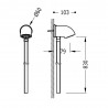 Pomme de douche + tube Limiteur de débit 6 l/min. - TRES 11216150