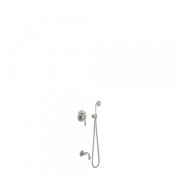 Kit bain‑douche à encastrer avec fermeture et réglage du débit  Acier TRES-CLASIC- TRES 24218005AC