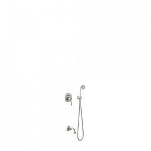 Kit bain‑douche à encastrer avec fermeture et réglage du débit  Acier TRES-CLASIC- TRES 24218005AC