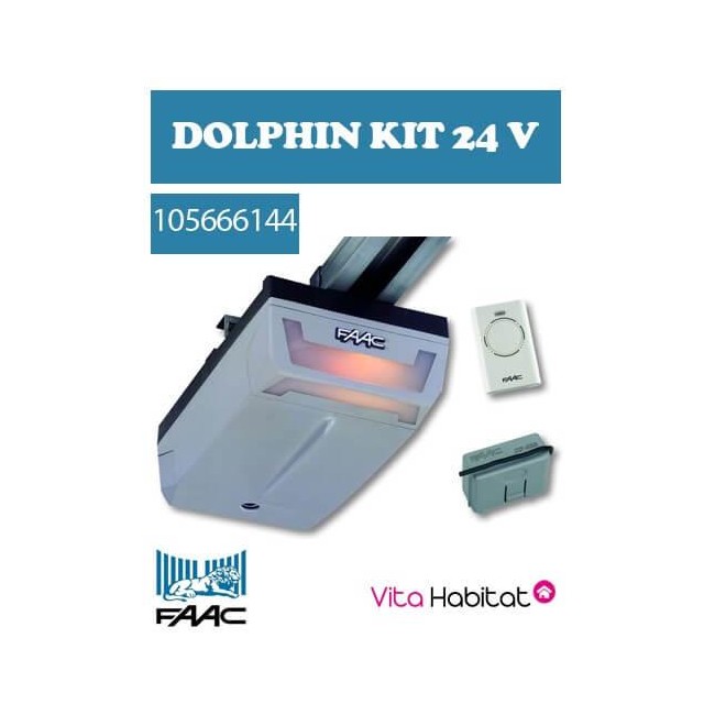 Kit Dolphin D600 - FAAC pour Porte de Garage -  24 V 105665
