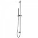 Barre coulissante Ø 20,6 mm. Long. 966 mm. Flexible satin. Avec prise d'eau murale - TRES 06193104