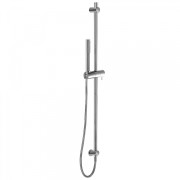 Barre coulissante  Ø 20,6 mm. Long. 966 mm. Flexible satin. Avec prise d'eau murale - TRES 06193104