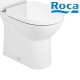 Cuvette de WC sur pied Blanche duale Rimless DEBBA - ROCA A34299P000