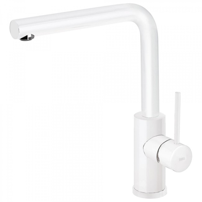 Mitigeur évier Blanc Mat  - TRES 06243601BM