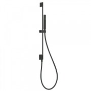 Barre coulissante avec prise d’eau au mur Ø 14 mm. Long. 760 mm. Douchette anticalcaire. Flexible. - TRES 03493201NM