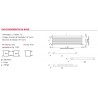 Radiateur chauffage central ACOVA - FASSANE horizontal double 835W VXD-044-100