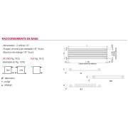 Radiateur chauffage central ACOVA - FASSANE horizontal double  1169W VXD-044-140