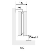 Radiateur chauffage central ACOVA - CLARIAN Vertical double 3060W RXD04-200-060