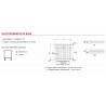 Radiateur chauffage central ACOVA - CLARIAN Vertical simple 2400W RX04-250-060