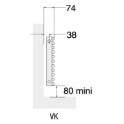 Radiateur chauffage central ACOVA - KEVA horizontal  309W VK-039-060