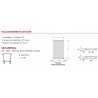 Radiateur chauffage central ACOVA - KEVA vertical double 1802W HKD-180-055