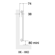 Radiateur chauffage central ACOVA - KEVA vertical  665W HK-190-028