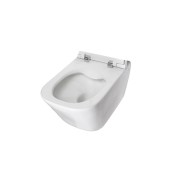 Cuvette de WC suspendue en porcelaine sans bride Rimless Blanc THE GAP - ROCA A34647L000