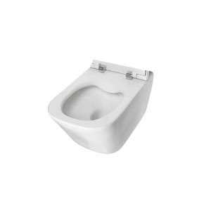 Cuvette de WC suspendue en porcelaine sans bride Rimless Blanc THE GAP - ROCA A34647L000
