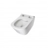 Cuvette de WC suspendue en porcelaine sans bride Rimless Blanc THE GAP - ROCA A34647L000