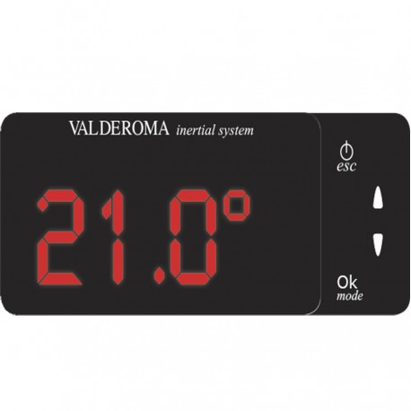 Sèche-serviettes à inertie TACTILO Vertical Terre Lunaire 1300W - Valderoma TL13BLA