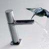 Mitigeur lavabo robinet cascade bec ouvert Chrome LOFT - TRES 20011002