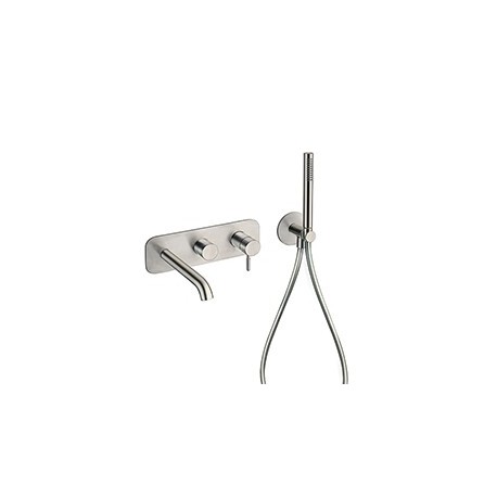 MITIGEUR IX INOX 316 BAIN DOUCHE MURAL 2 SORTIES AVEC DOUCHETTE - CRISTINA ONDYNA IX10228