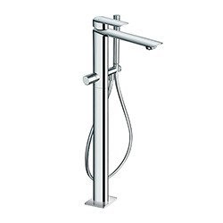 BAIN DOUCHE PROFILO MONOCOLONNE SUR PIED SANS MECANISME CHROME - CRISTINA ONDYNA PF18951