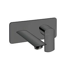 LAVABO MURAL PROFILO AVEC PLAQUE DROIT BEC 18.5 UP&D BLACKMAT - CRISTINA ONDYNA PF25613