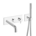 FACADE EXTERNE TRIVERDE BAIN DOUCHE MURAL 3 SORTIES SS MECA EX TV110 - CRISTINA ONDYNA TV10351