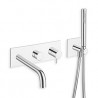 FACADE EXTERNE TRIVERDE BAIN DOUCHE MURAL 3 SORTIES SS MECA EX TV110 - CRISTINA ONDYNA TV10351