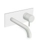 LAVABO MURAL TRIVERDE AVEC PLAQUE BEC 18 CM WHITEMAT - CRISTINA ONDYNA TV25624