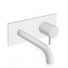 LAVABO MURAL TRIVERDE AVEC PLAQUE BEC 18 CM WHITEMAT - CRISTINA ONDYNA TV25624