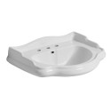 LAVABO CHAMBORD A SUSPENDRE OU SUR COLONNE 73-54 CM PERCAGE 3 TROUS - CRISTINA ONDYNA WCH7454