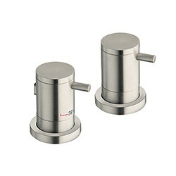 BAIN DOUCHE TRIVERDE SUR GORGE THERMOSTATIQUE 2 SORTIES INOX AISI SX - CRISTINA ONDYNA XX14228