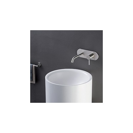 LAVABO MURAL PIX SANS MECANISME 100% INOX + VIDAGE EX PX276 - CRISTINA ONDYNA PX25628