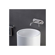 LAVABO MURAL PIX SANS MECANISME 100% INOX + VIDAGE EX PX276 - CRISTINA ONDYNA PX25628