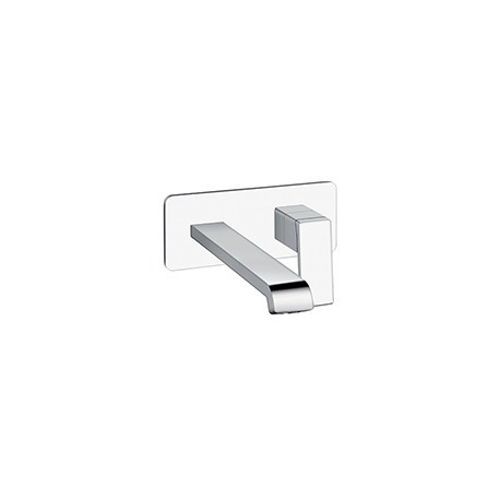 LAVABO MURAL QUADRI S PLAQUE SAILLIE 22.5 CM CHROME EX QS268 - CRISTINA ONDYNA QS25851