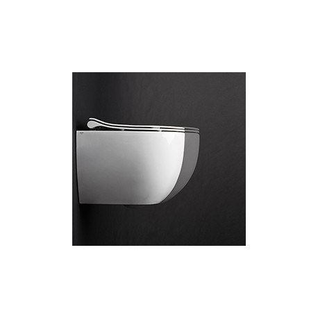 BLOC WC  MINI CIOTOLA SUSPENDU AVEC ABATTANT SOFT CLOSE  NO RIM - CRISTINA ONDYNA WCI3291